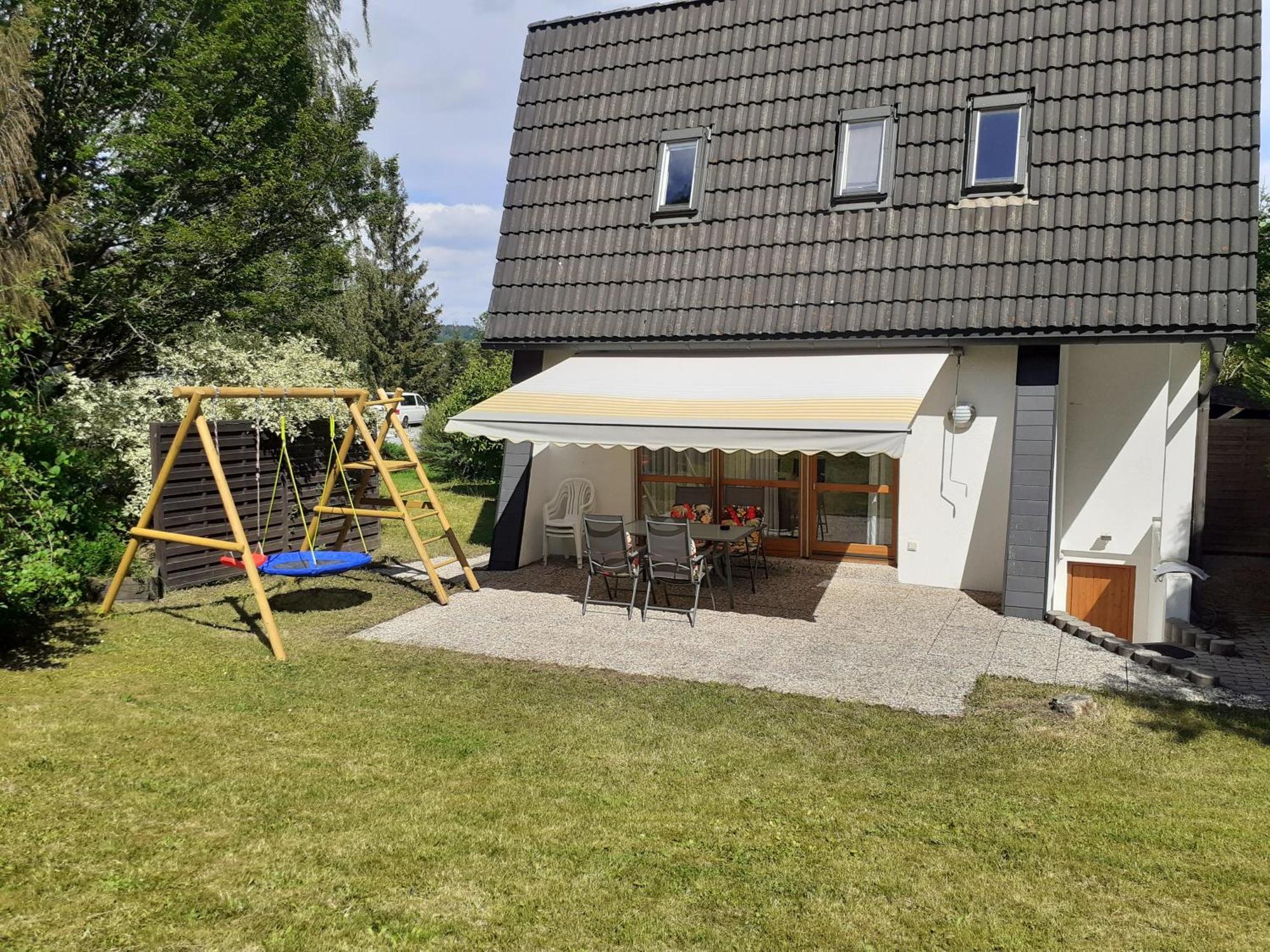 Ferienhaus Am See Lichtenberg Bayern Frankenwaldsee Bagian luar foto